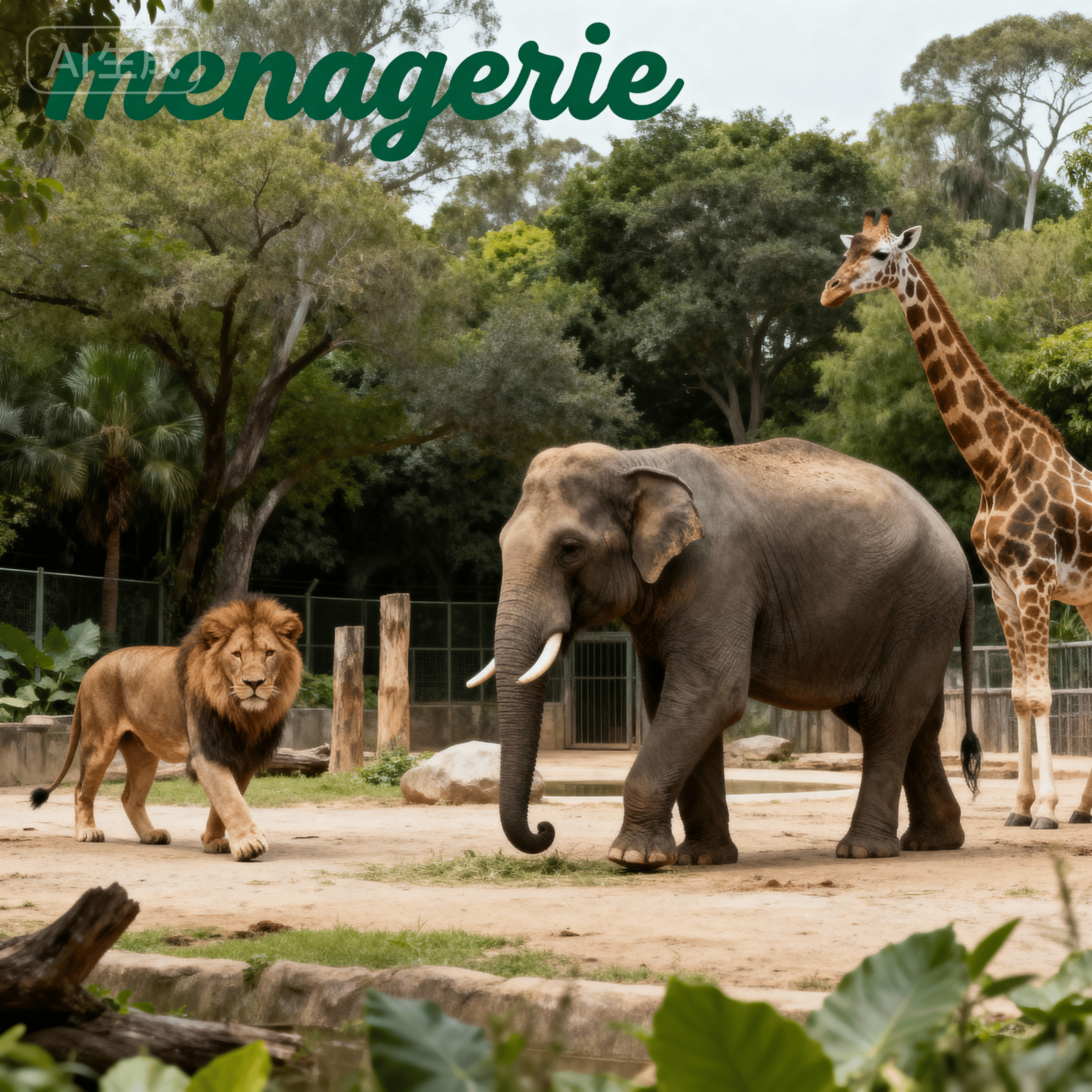 menagerie是什么意思_menagerie怎么读_音标məˈnædʒərɪ