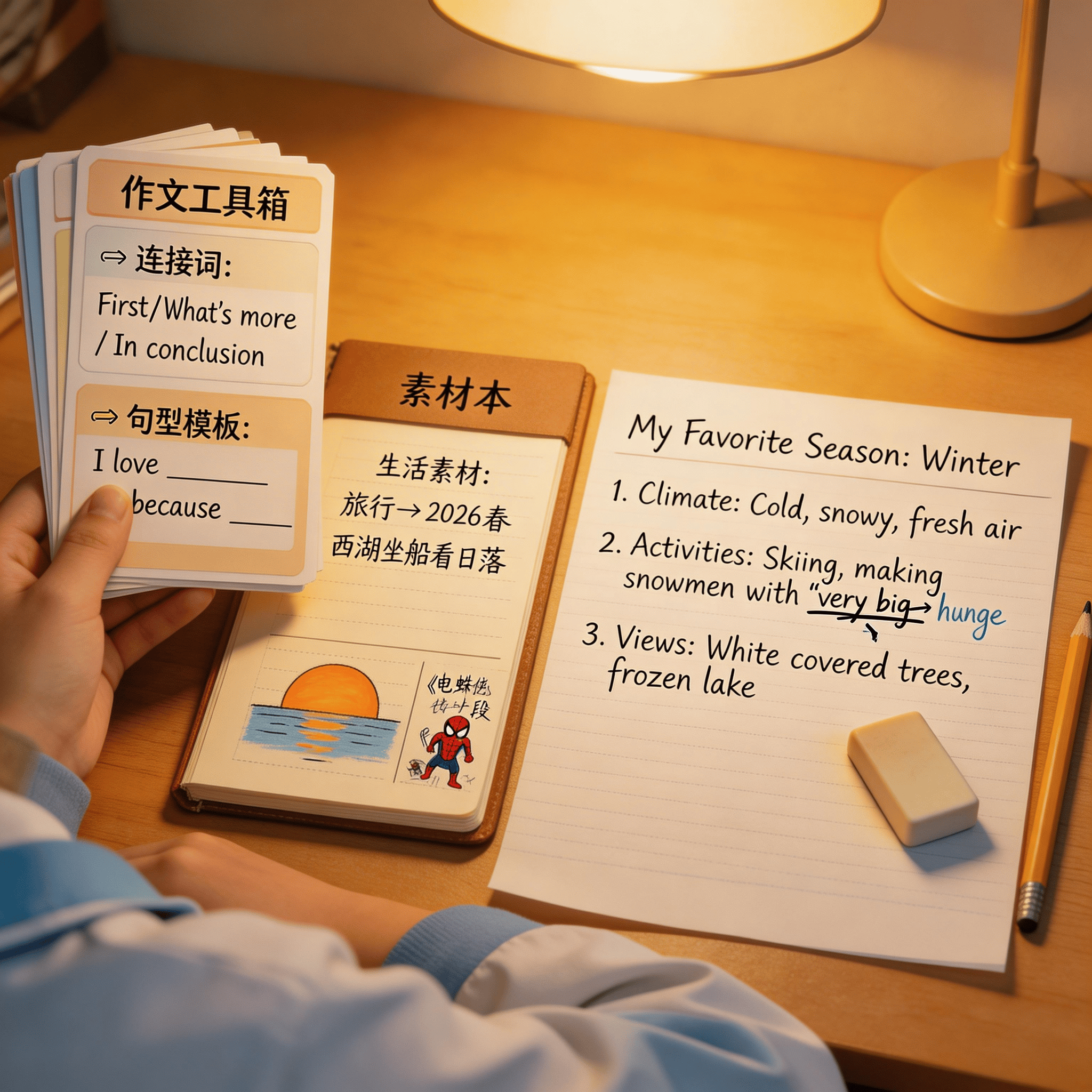 初二孩子怎么学好英语作文