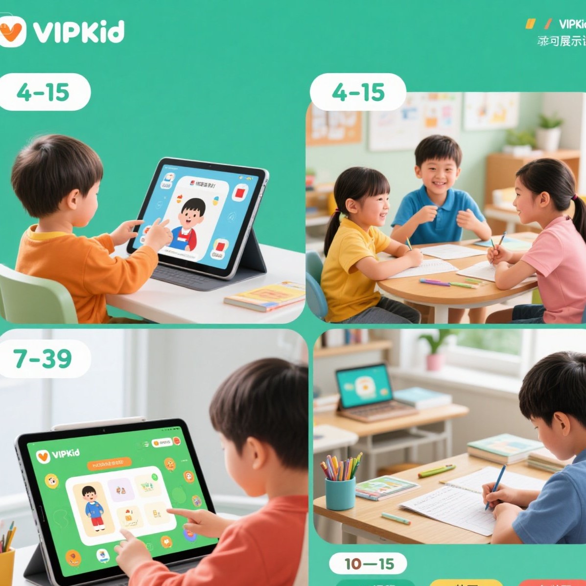 VIPKID 适合多大孩子的英语课程？