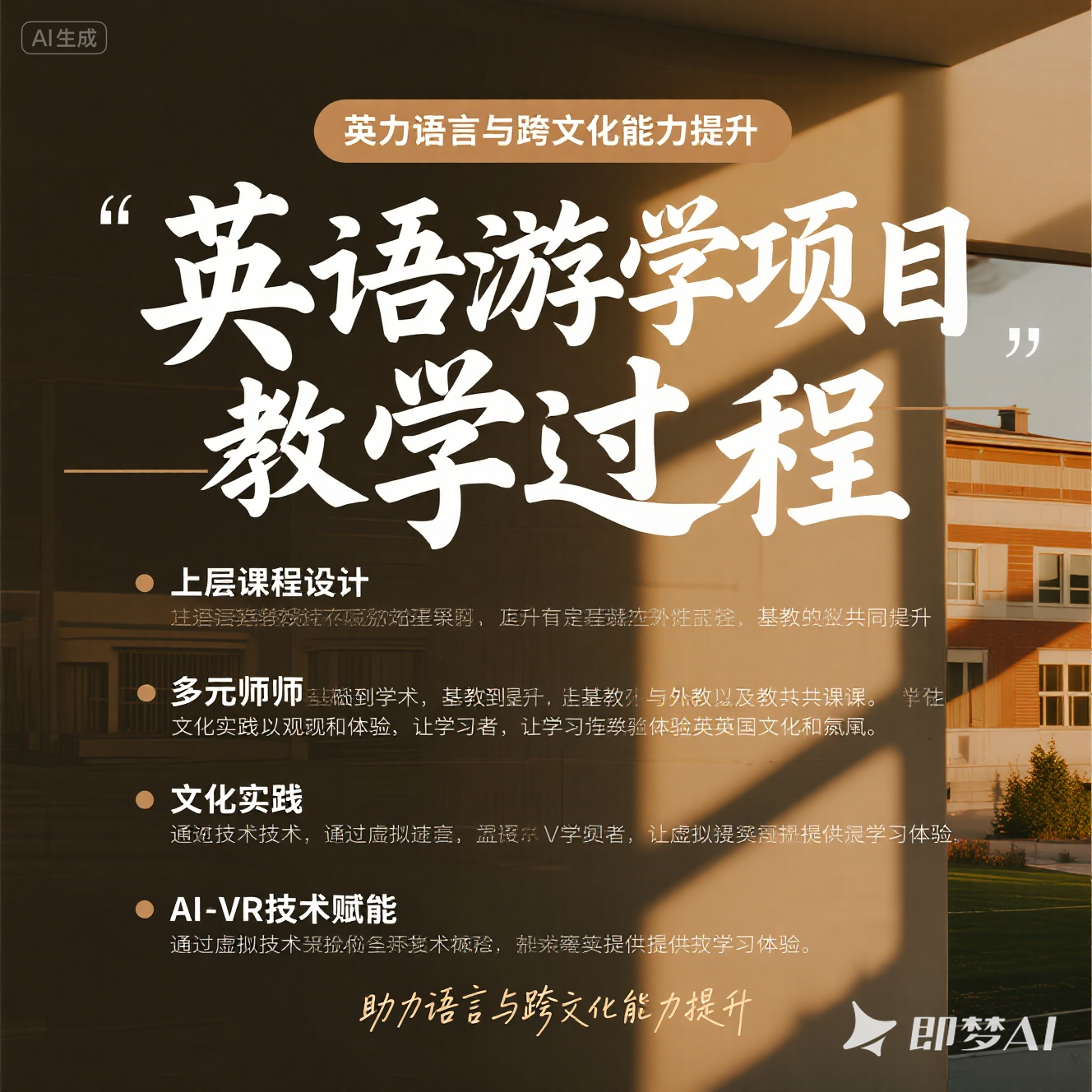 英语游学项目有哪些教学过程？