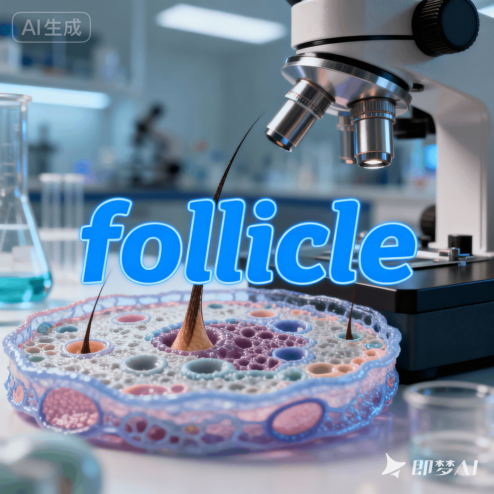 follicle是什么意思_follicle怎么读_音标ˈfɒlɪkl