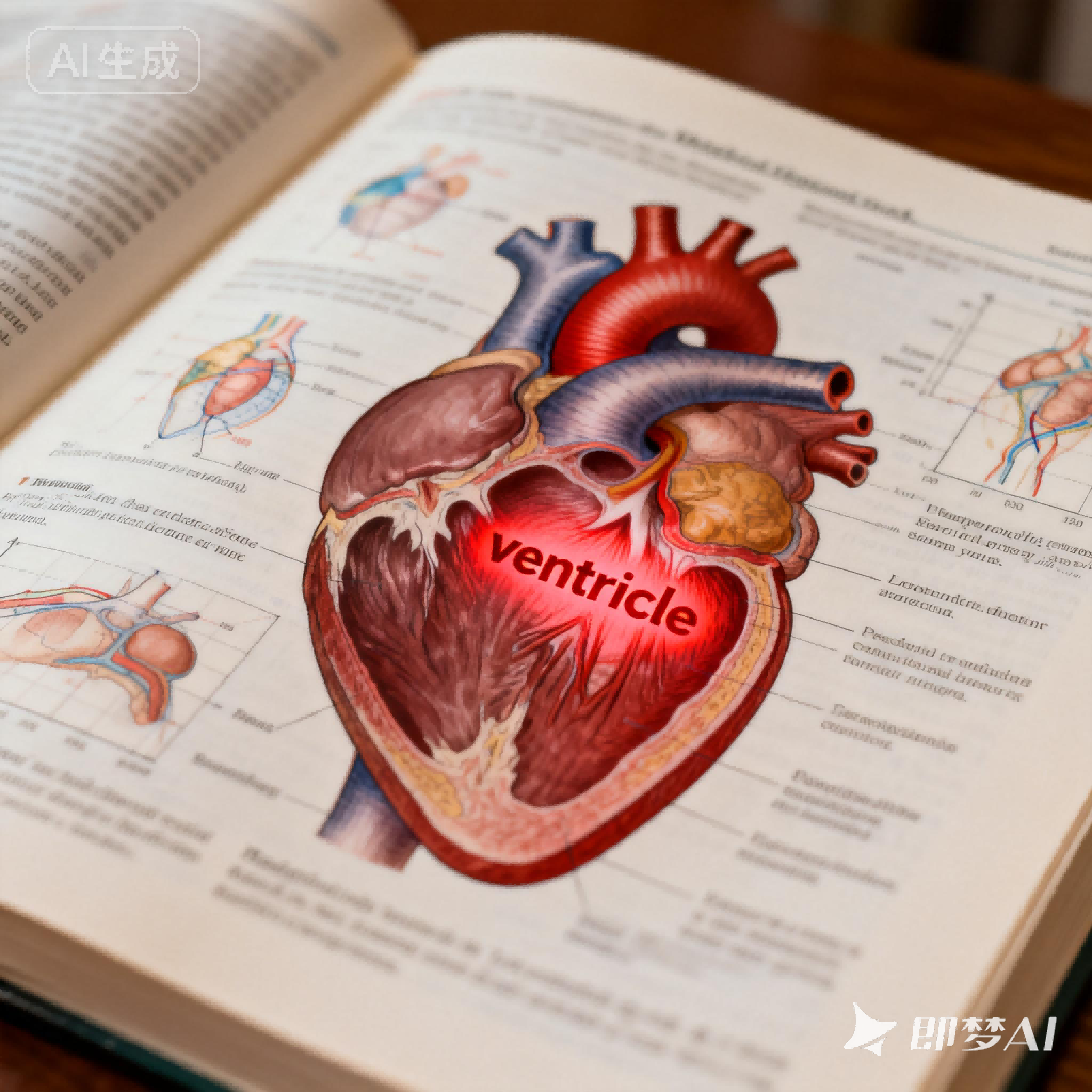 ventricle是什么意思_ventricle怎么读_音标ˈventrɪkl