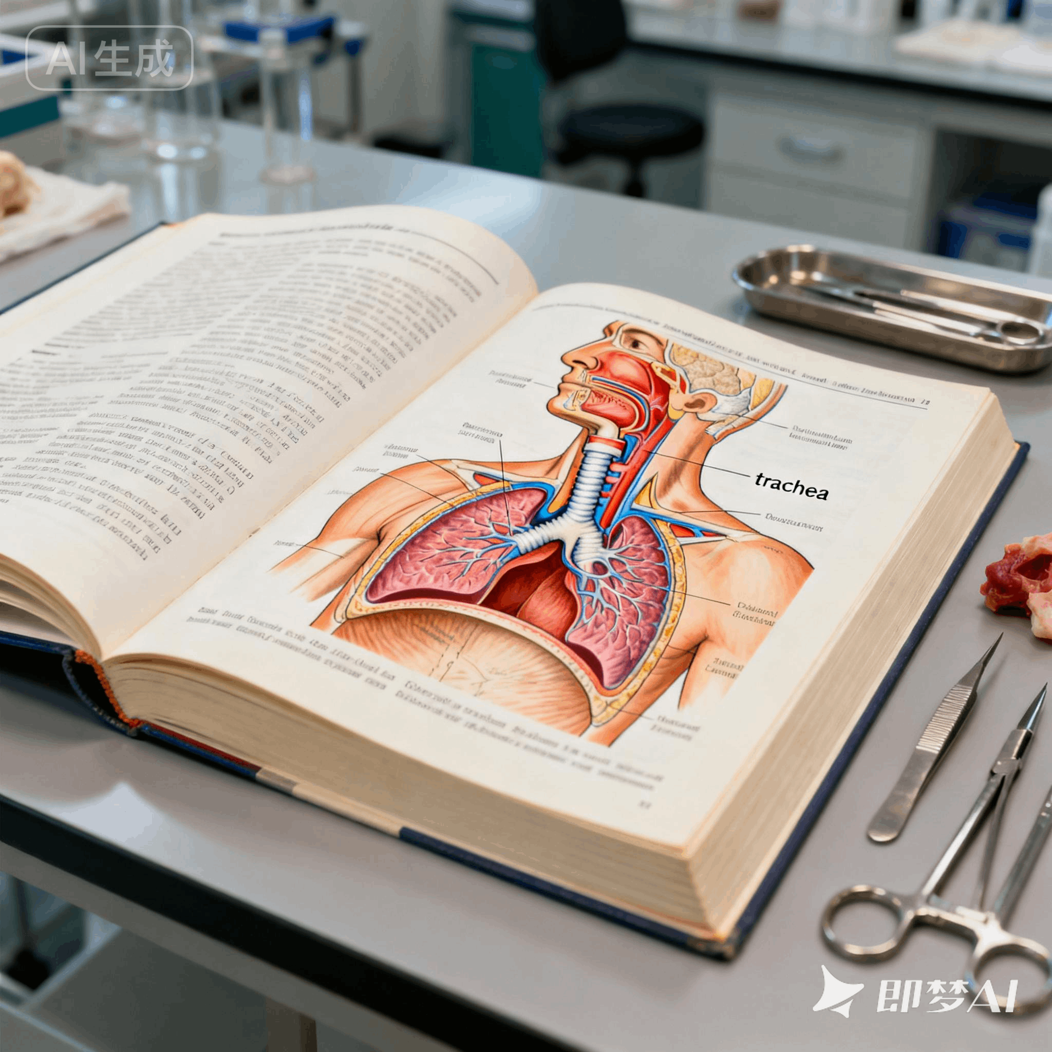 trachea是什么意思_trachea怎么读_音标trə'ki-ə