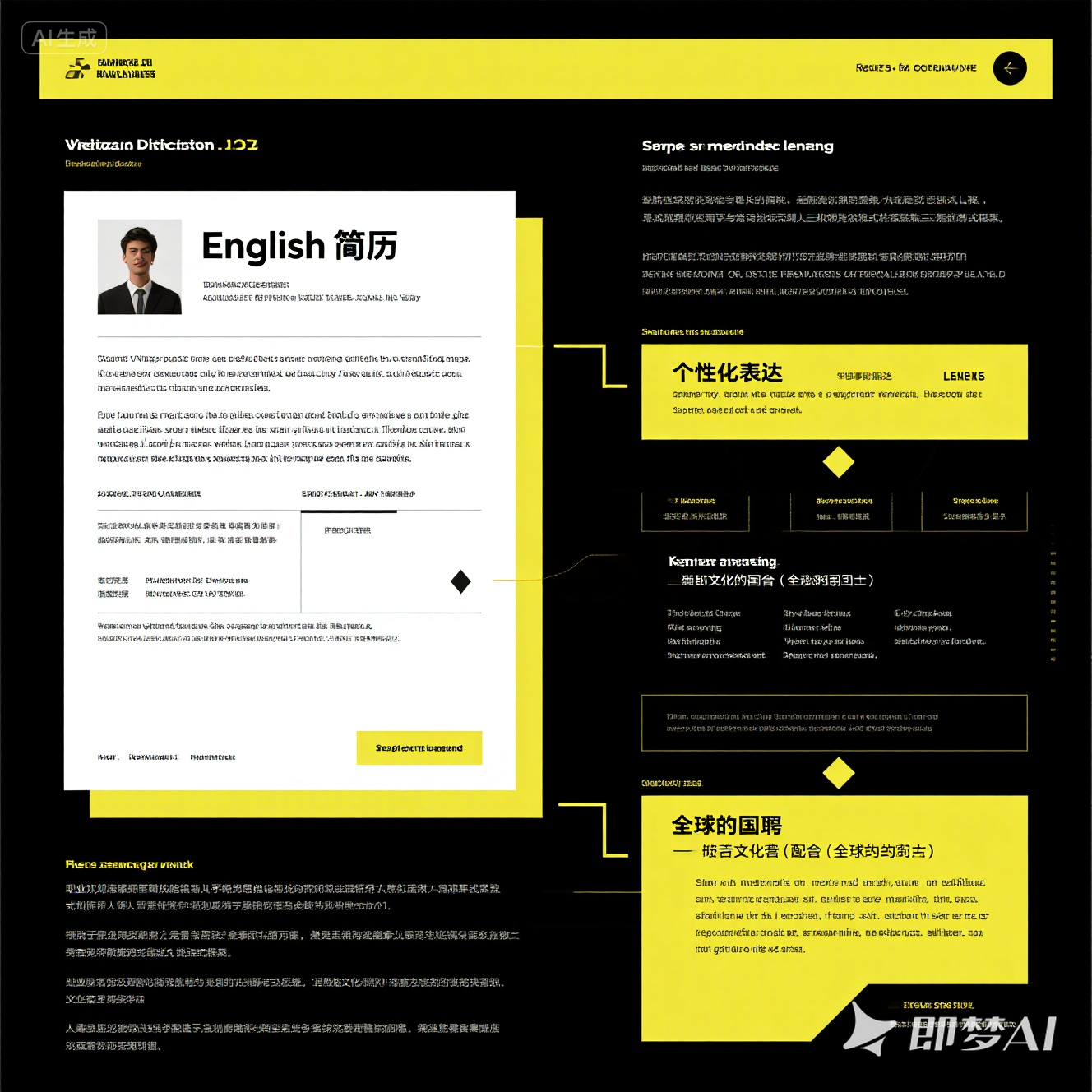 英语简历中的职业规划怎么写？