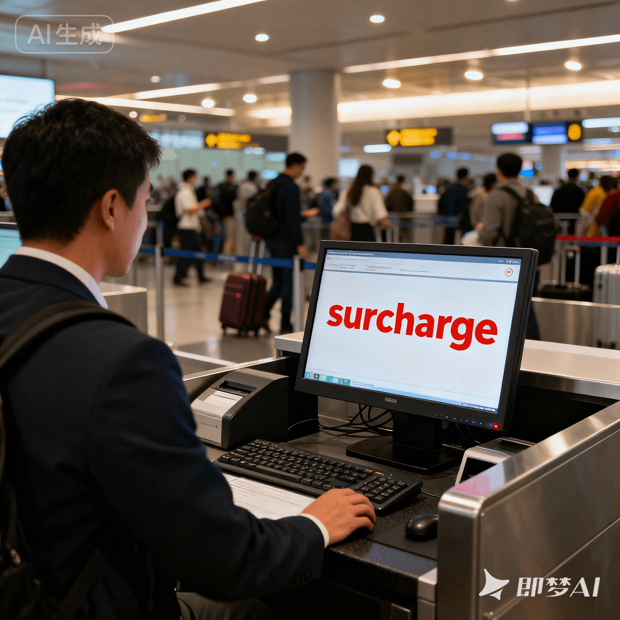 surcharge是什么意思_surcharge怎么读_音标'sɜ-tʃɑ-dʒ