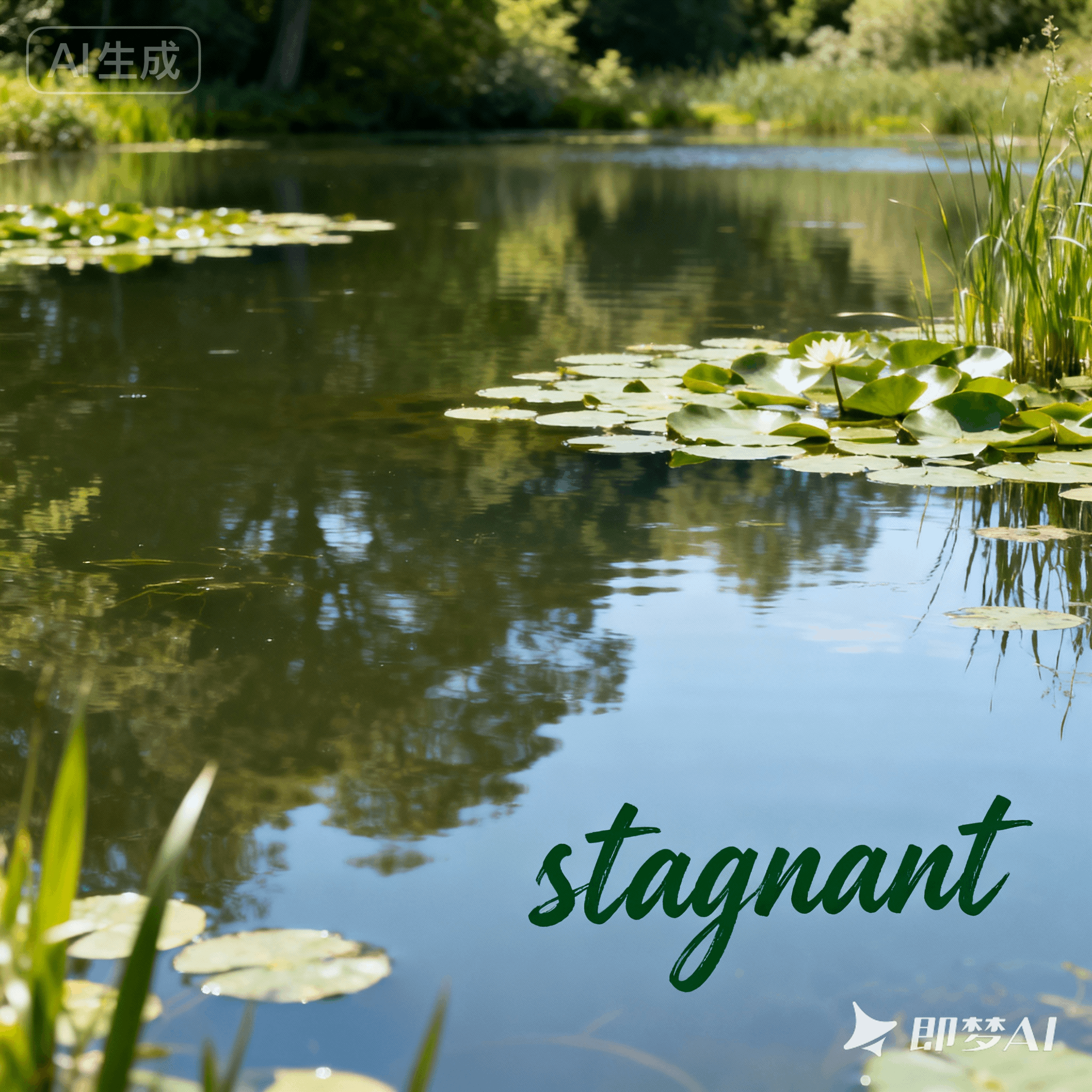 stagnant是什么意思_stagnant怎么读_音标ˈstægnənt