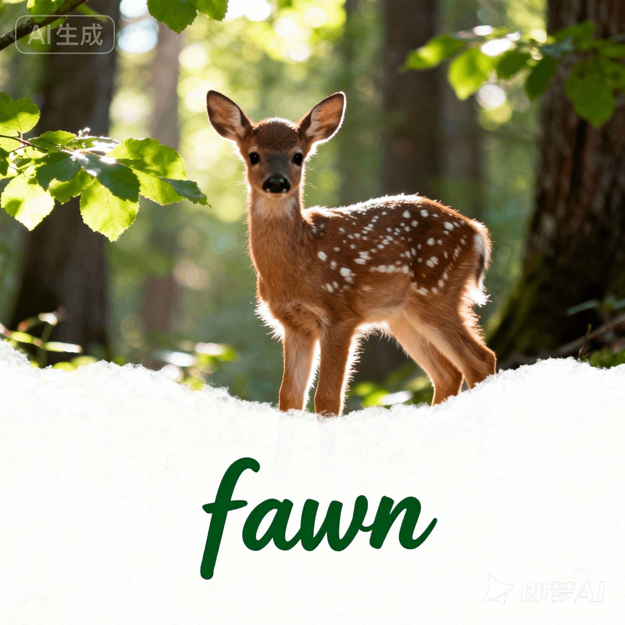 fawn是什么意思_fawn怎么读_音标fɔ-n