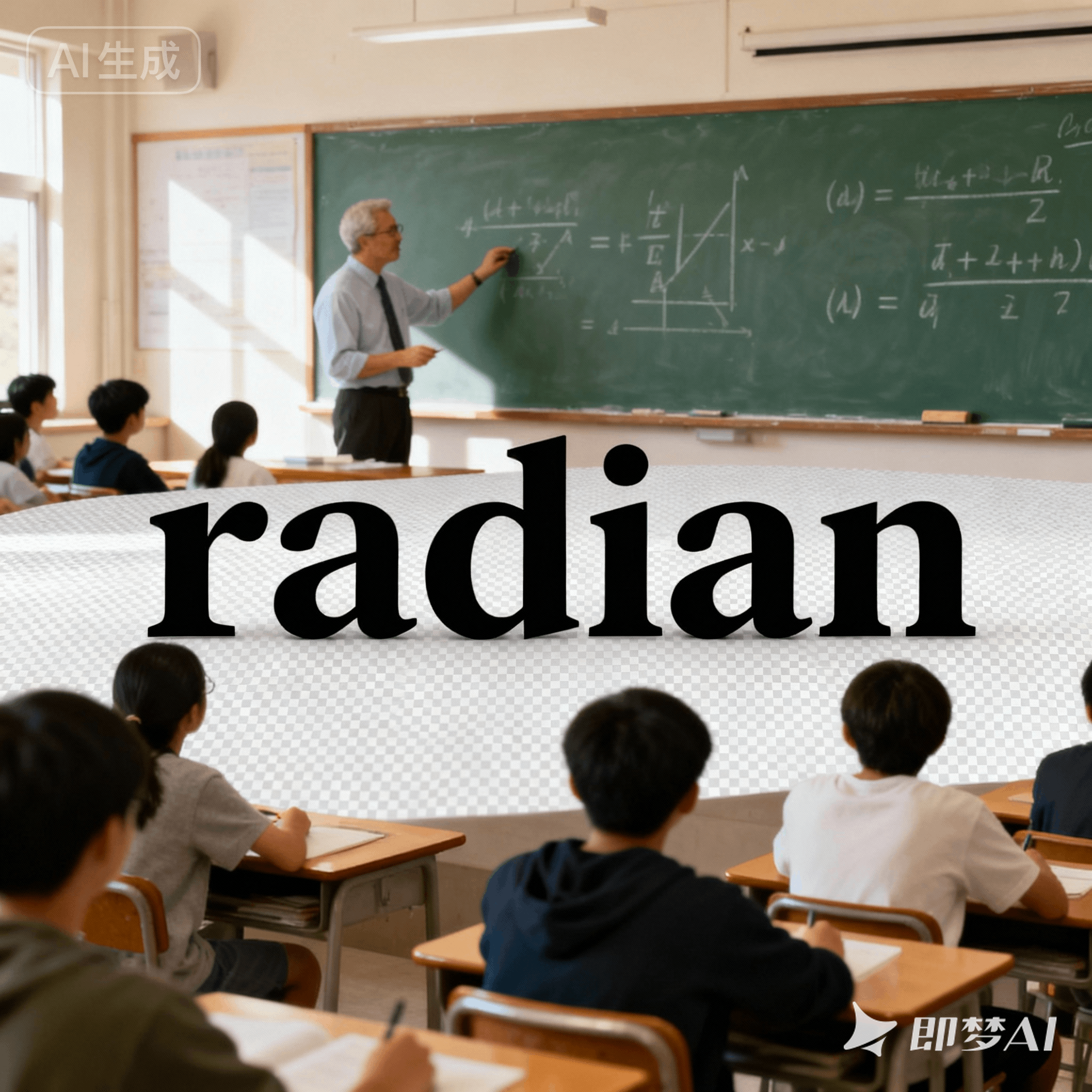 radian是什么意思_radian怎么读_音标ˈreɪdɪən