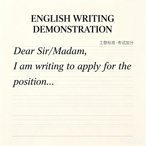 英语的正确书写格式