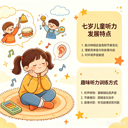 七周岁的小孩听力