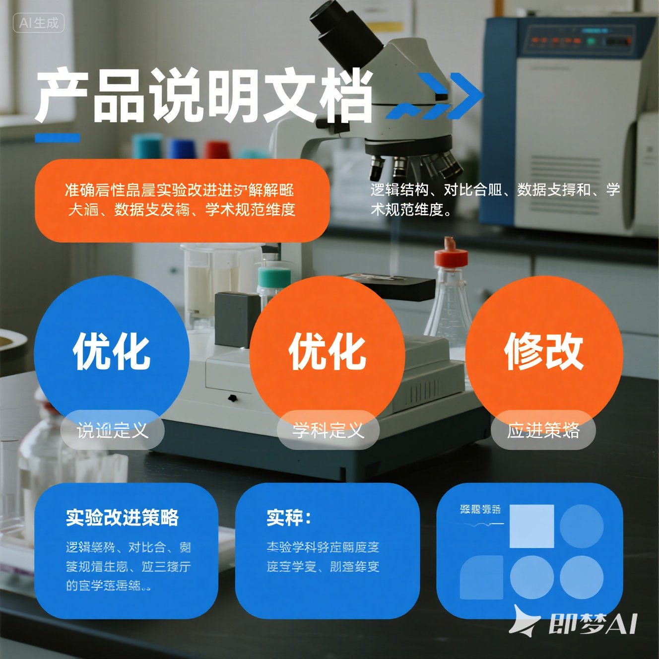 如何用英语描述 “实验改进”？