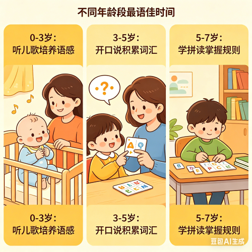 英语启蒙什么时候比较好