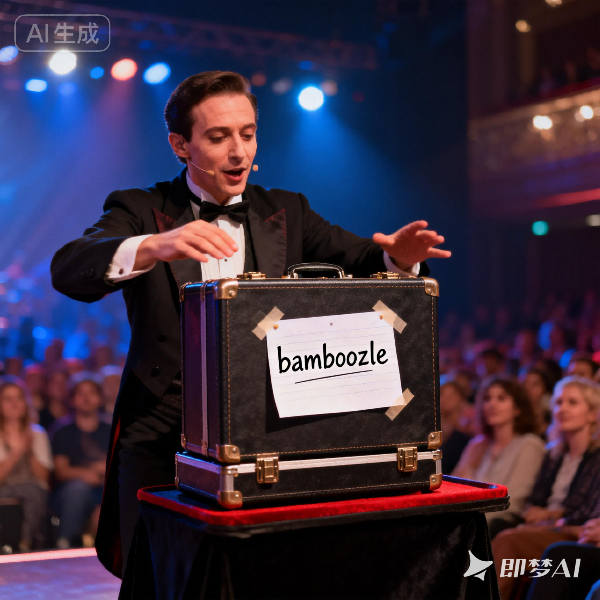 bamboozle是什么意思_bamboozle怎么读_音标bæm'bu-zl