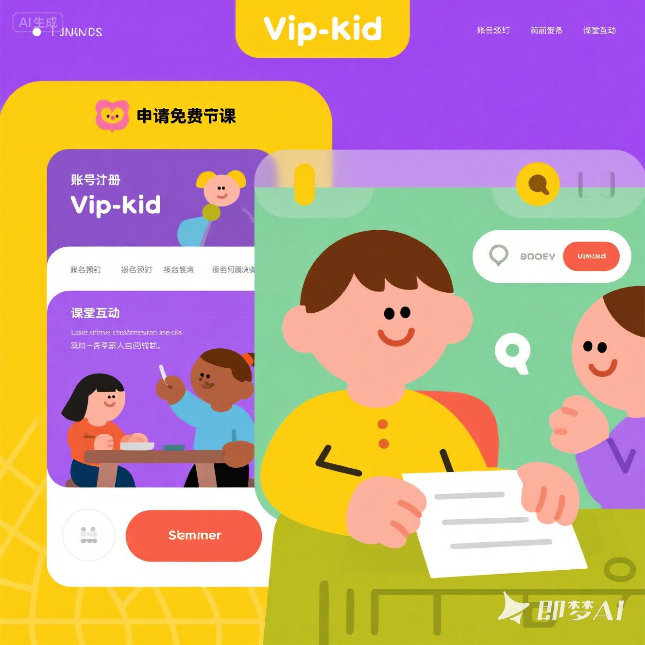 如何在 VIPKID 上申请免费试听课？