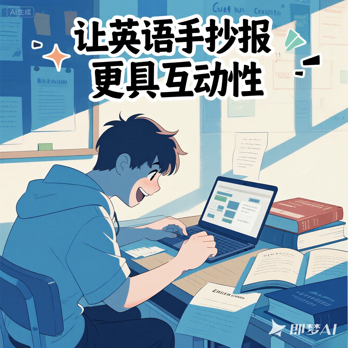 如何让英语手抄报更具互动性？