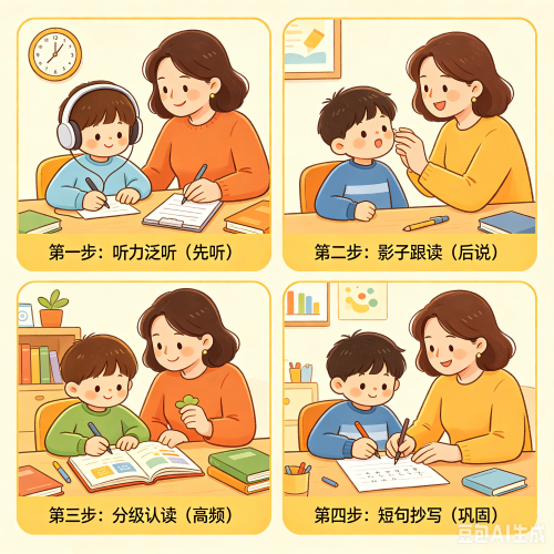9岁孩子初次接触英语怎样学好