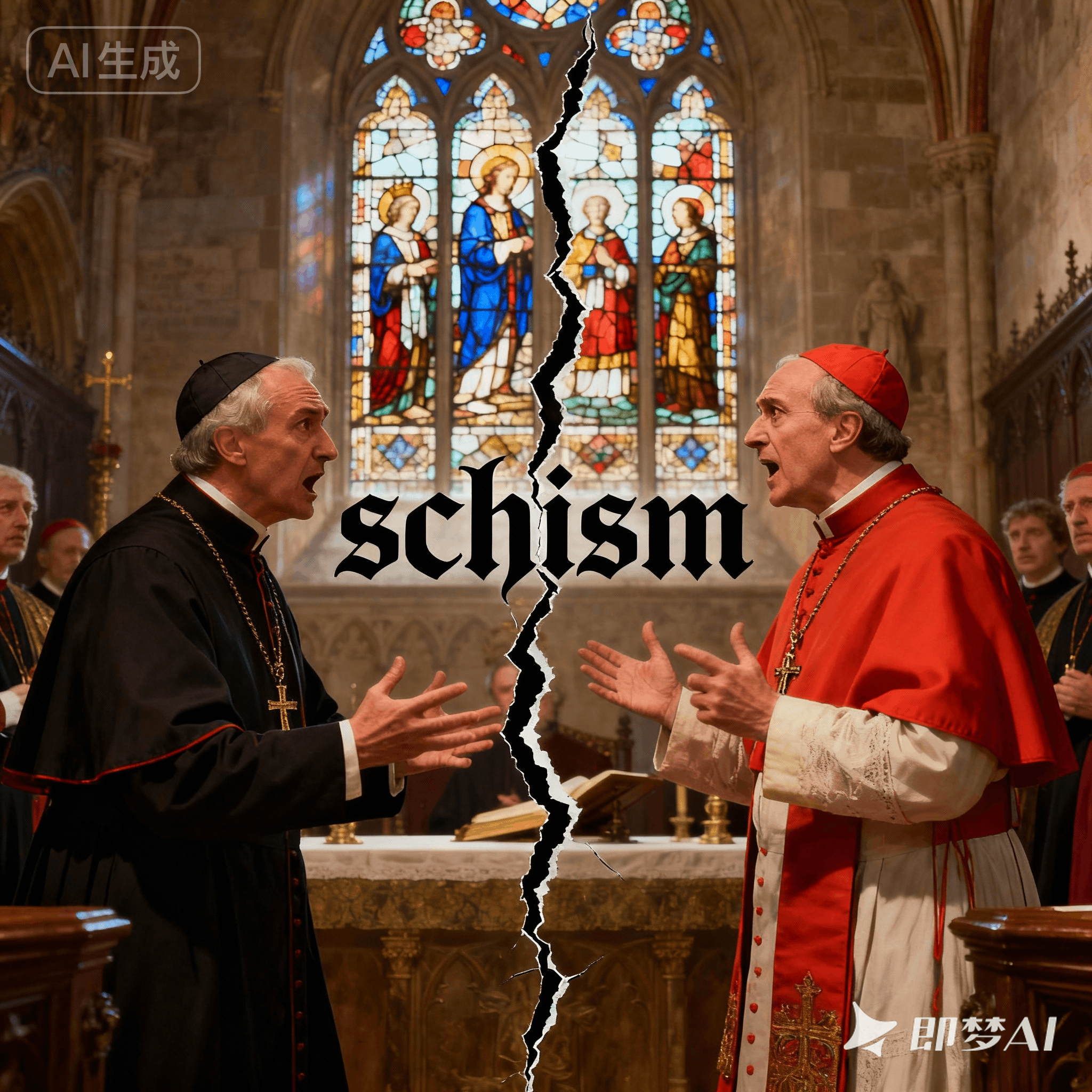 schism是什么意思_schism怎么读_音标ˈskɪzəm