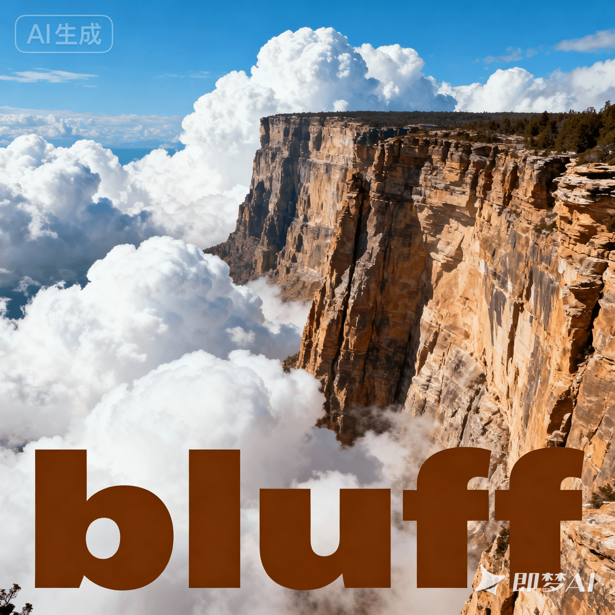 bluff是什么意思_bluff怎么读_音标blʌf