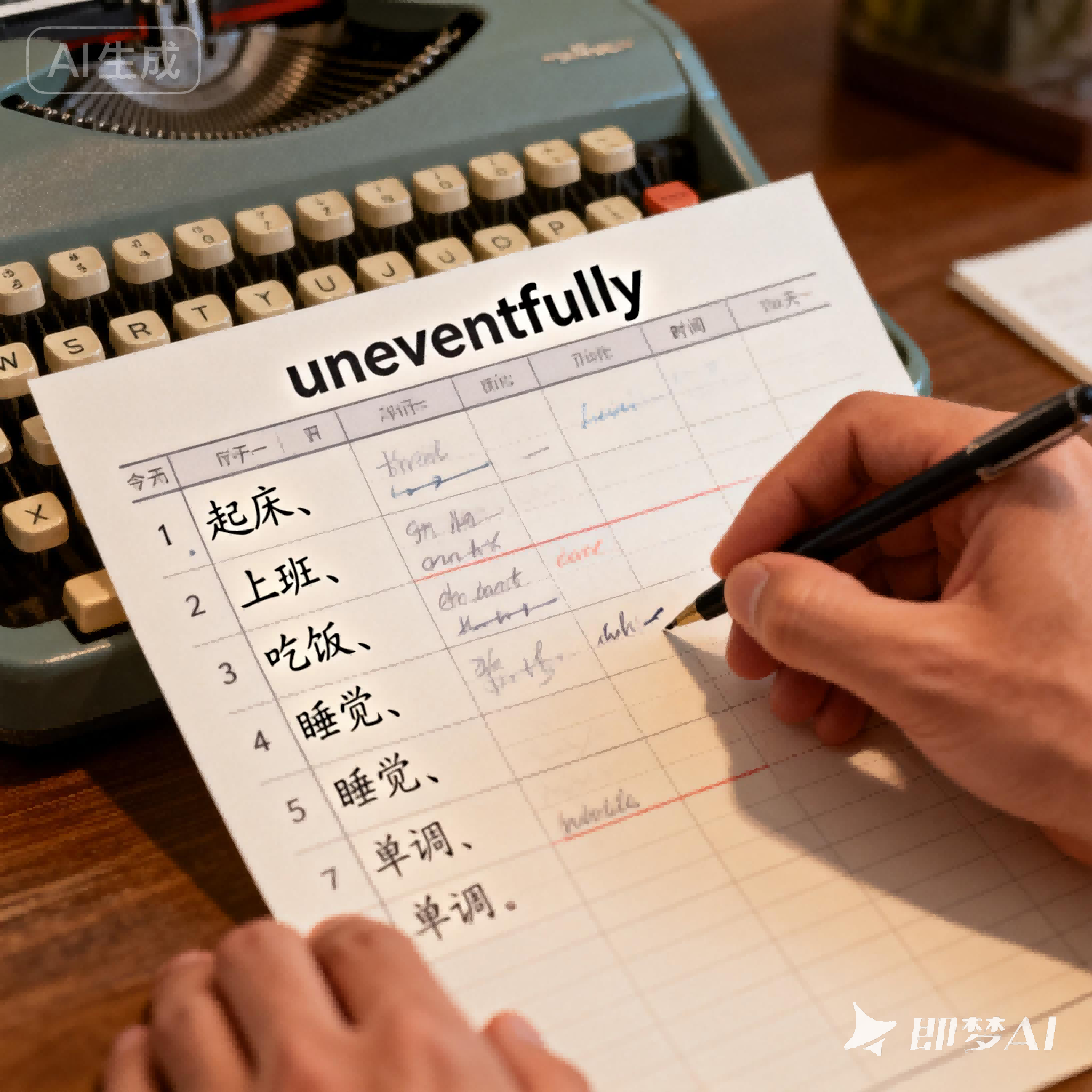 uneventfully是什么意思_uneventfully怎么读_音标ˌʌnɪ'ventfəlɪ