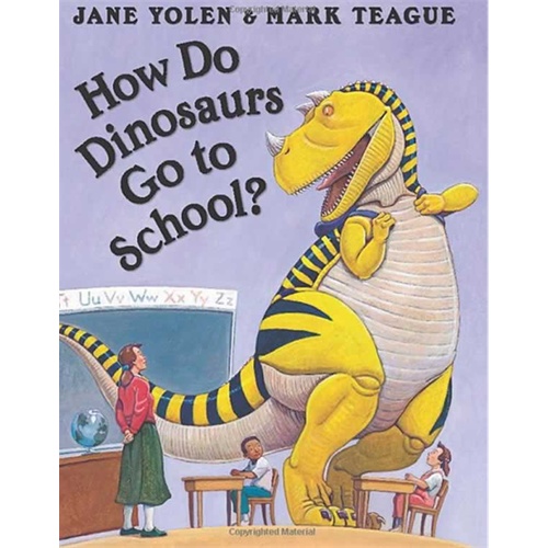 《How Do Dinosaurs Go To School?》绘本简介